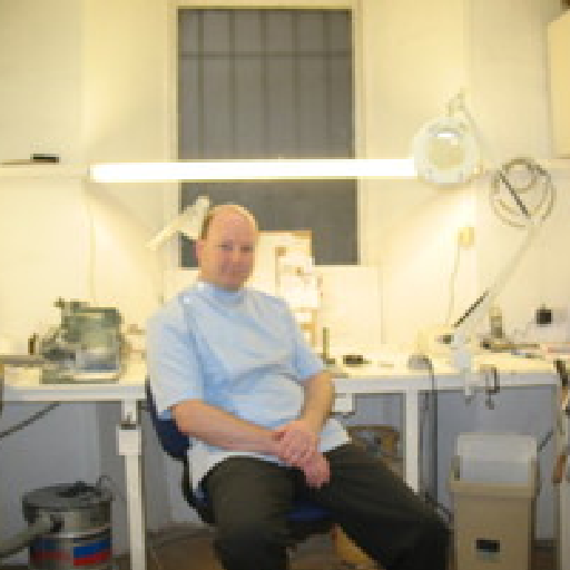 Man sitting in workshop